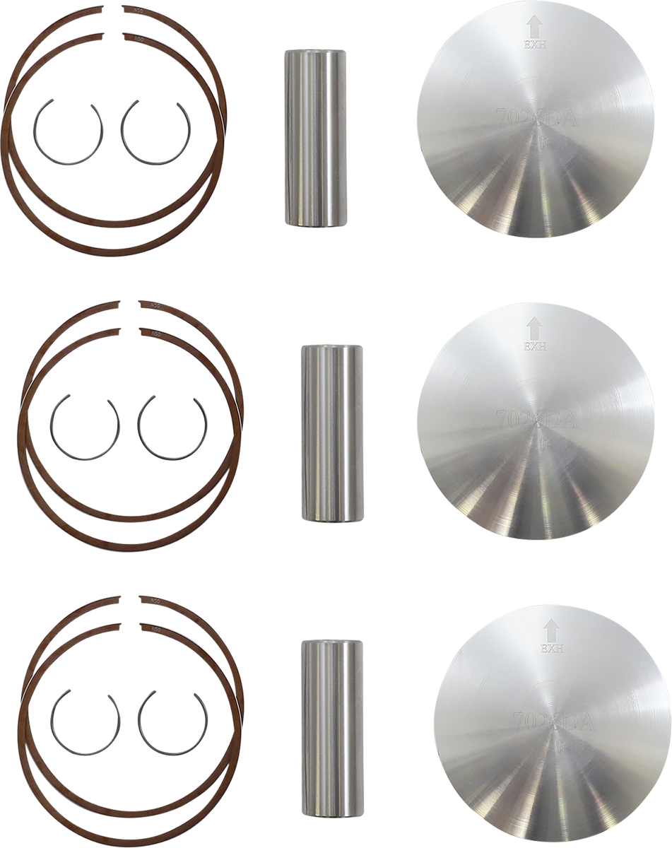 WOSSNER Piston Kit - 70.38 mm - Yamaha K7026DA-3