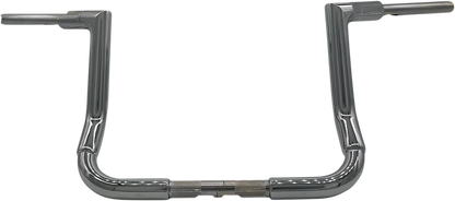 FAT BAGGERS INC. 1-1/2" EZ Install Flat Top Handlebar - 12" - Chrome 615012