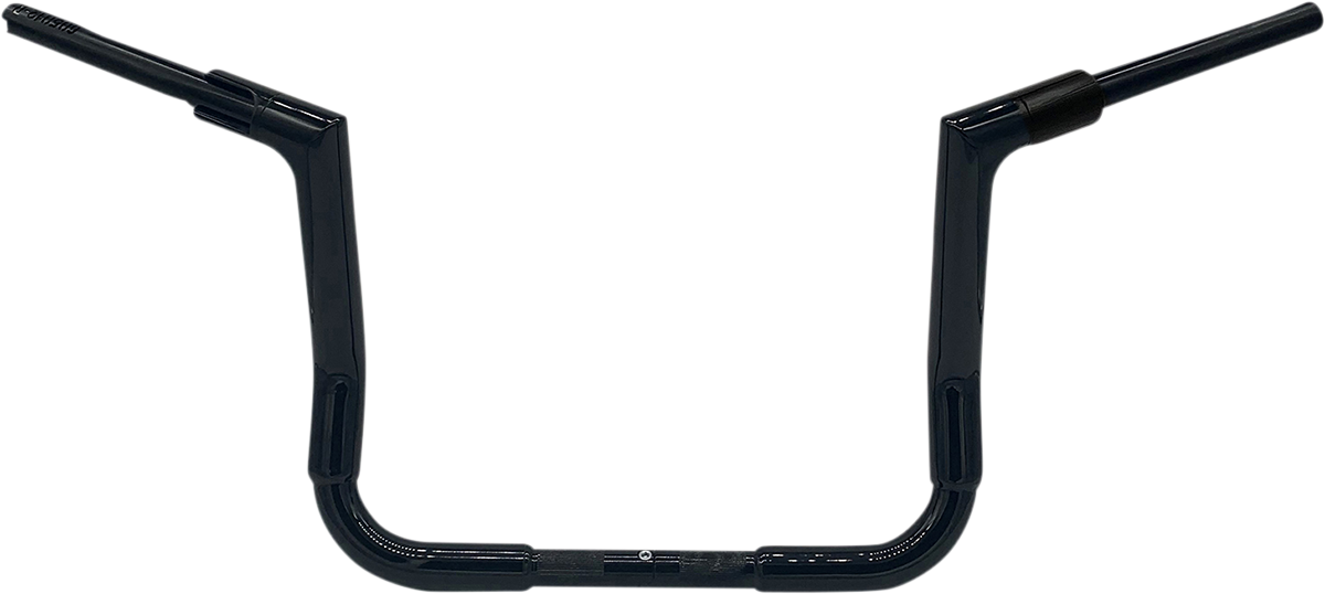 FAT BAGGERS INC. 1-1/2" EZ Install Flat Top Handlebar - 12" - Black 615012-B