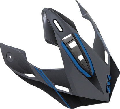 Z1R Range Visor Kit - Bladestorm - Gray/Black/Blue 0130-0987