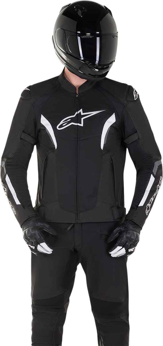 ALPINESTARS AST v2 Air Jacket - Black/White - Large 3306121-12-L
