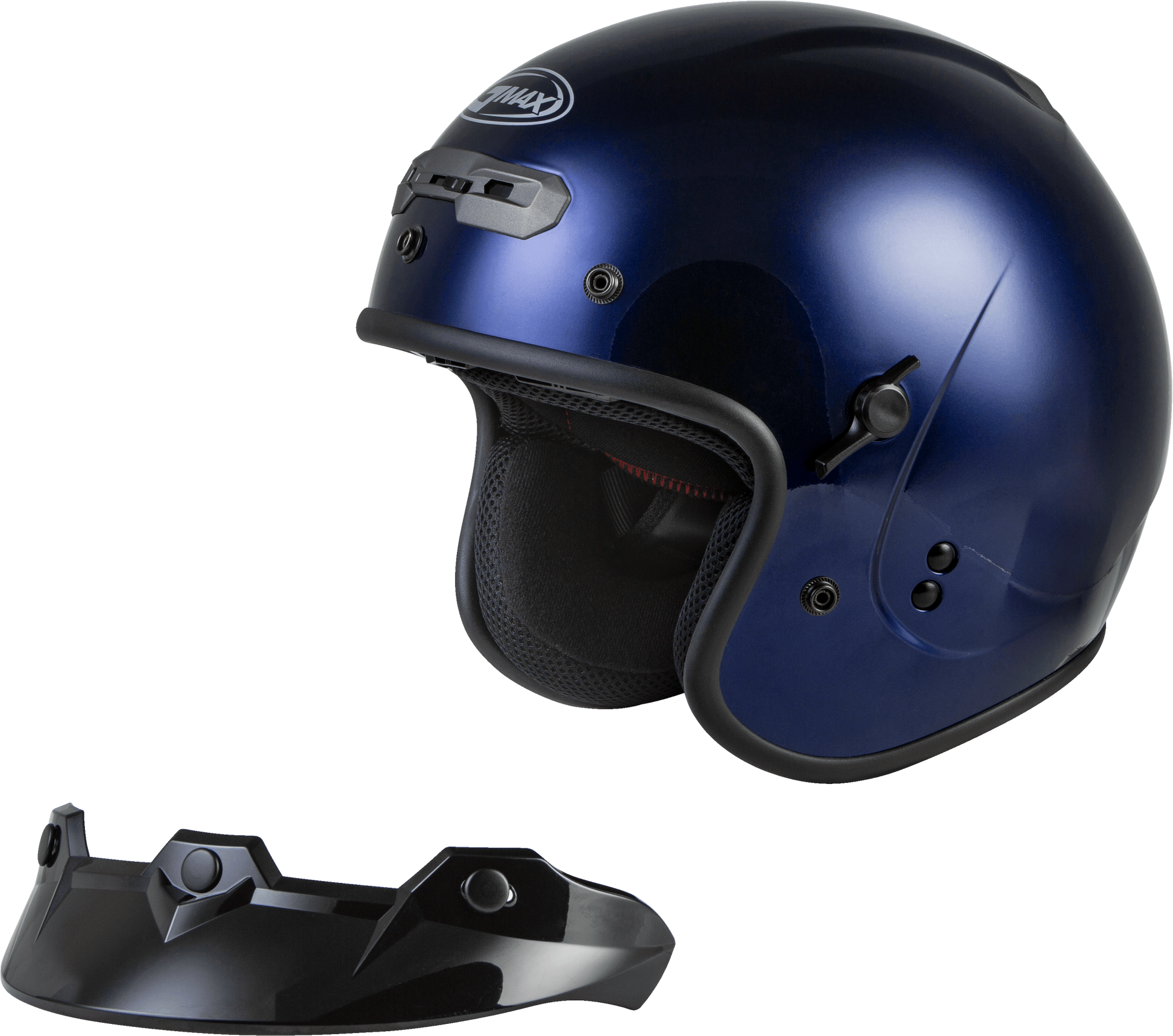 Gm 32 Open Face Helmet Blue Xs