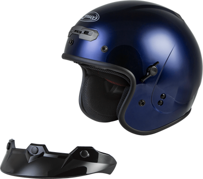 Gm 32 Open Face Helmet Blue Xs