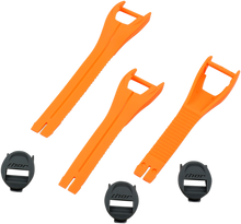 THOR Blitz XP MX Boot Straps - Youth - Orange - Size 1-7 3430-0878
