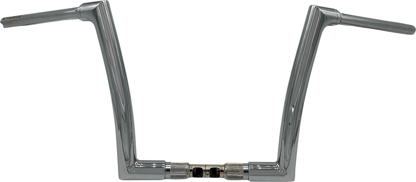 FAT BAGGERS INC. 1-1/2" EZ Install Flat Top Handlebar - 12" - Chrome 616012