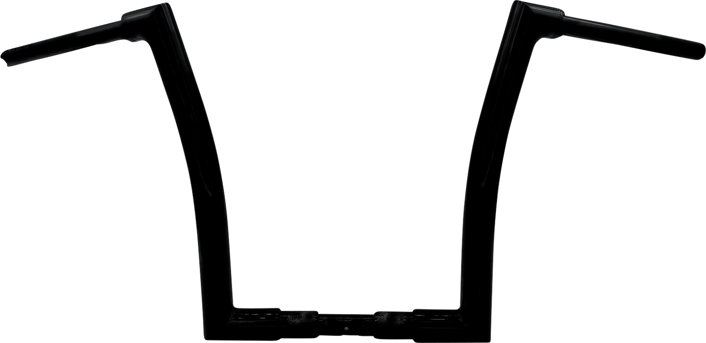 FAT BAGGERS INC. 1-1/2" EZ Install Flat Top Handlebar - 14" - Black 616014-B