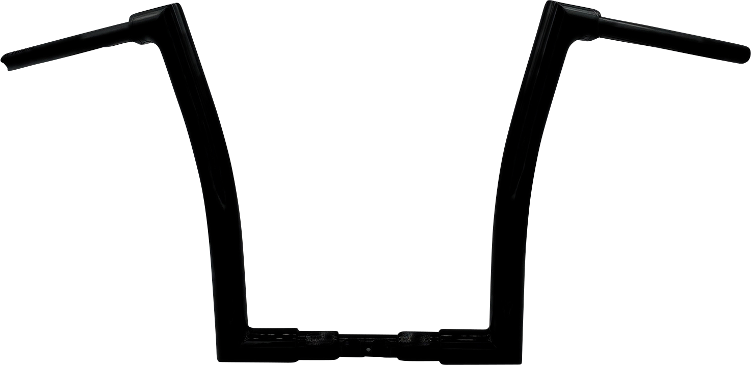 FAT BAGGERS INC. 1-1/2" EZ Install Flat Top Handlebar - 14" - Black 616014-B