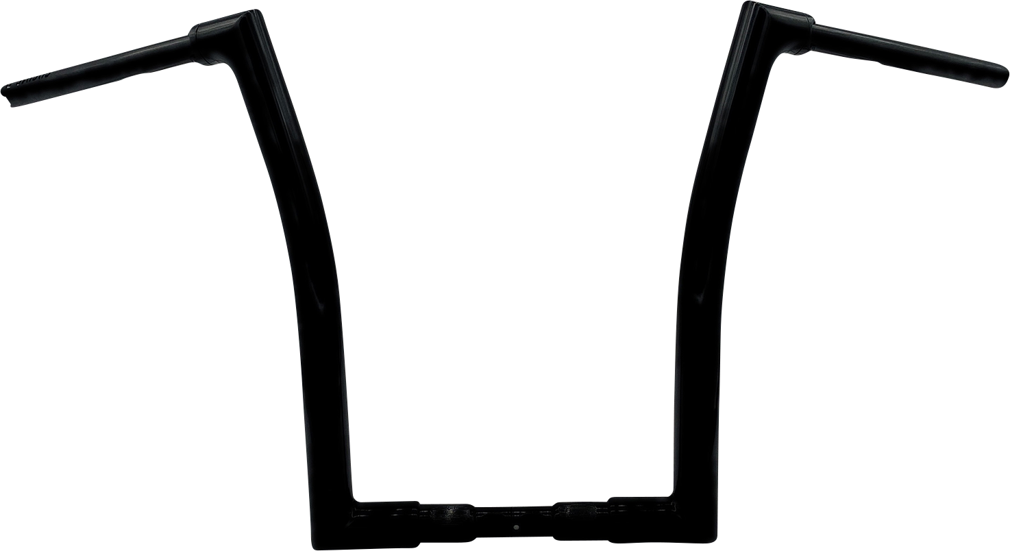 FAT BAGGERS INC. 1-1/2" EZ Install Flat Top Handlebar - 16" - Black 616016-B