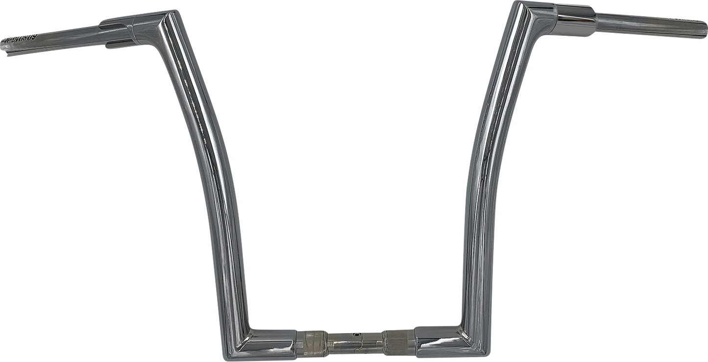 FAT BAGGERS INC. 1-1/2" EZ Install Flat Top Handlebar - 16" - Chrome 618016