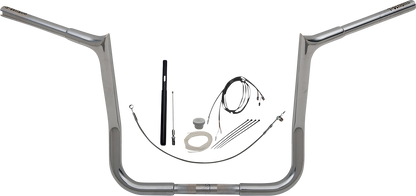 FAT BAGGERS INC. Handlebar Kit - Pointed Top - 14" - Chrome 919014