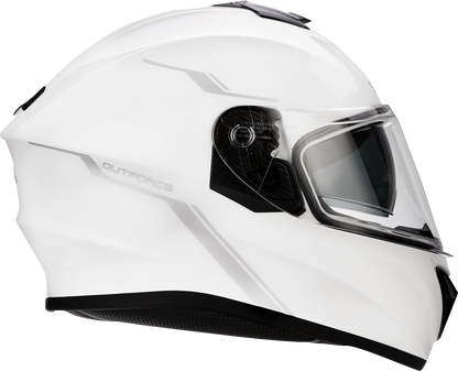 SENA OutForce Helmet - Glossy White - Large OUTFORCE-GW00L