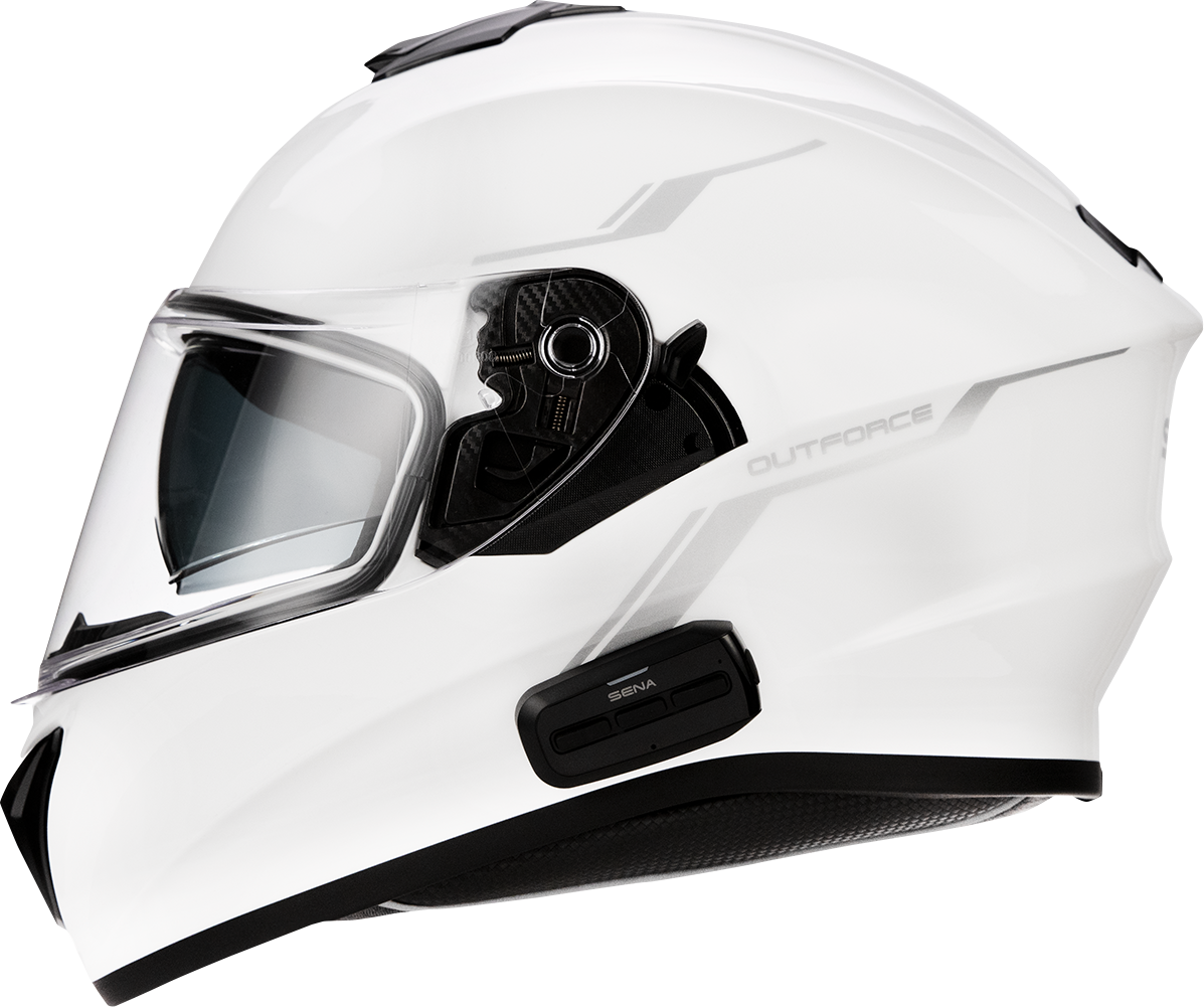 SENA OutForce Helmet - Glossy White - XL OUTFORCE-GW0XL