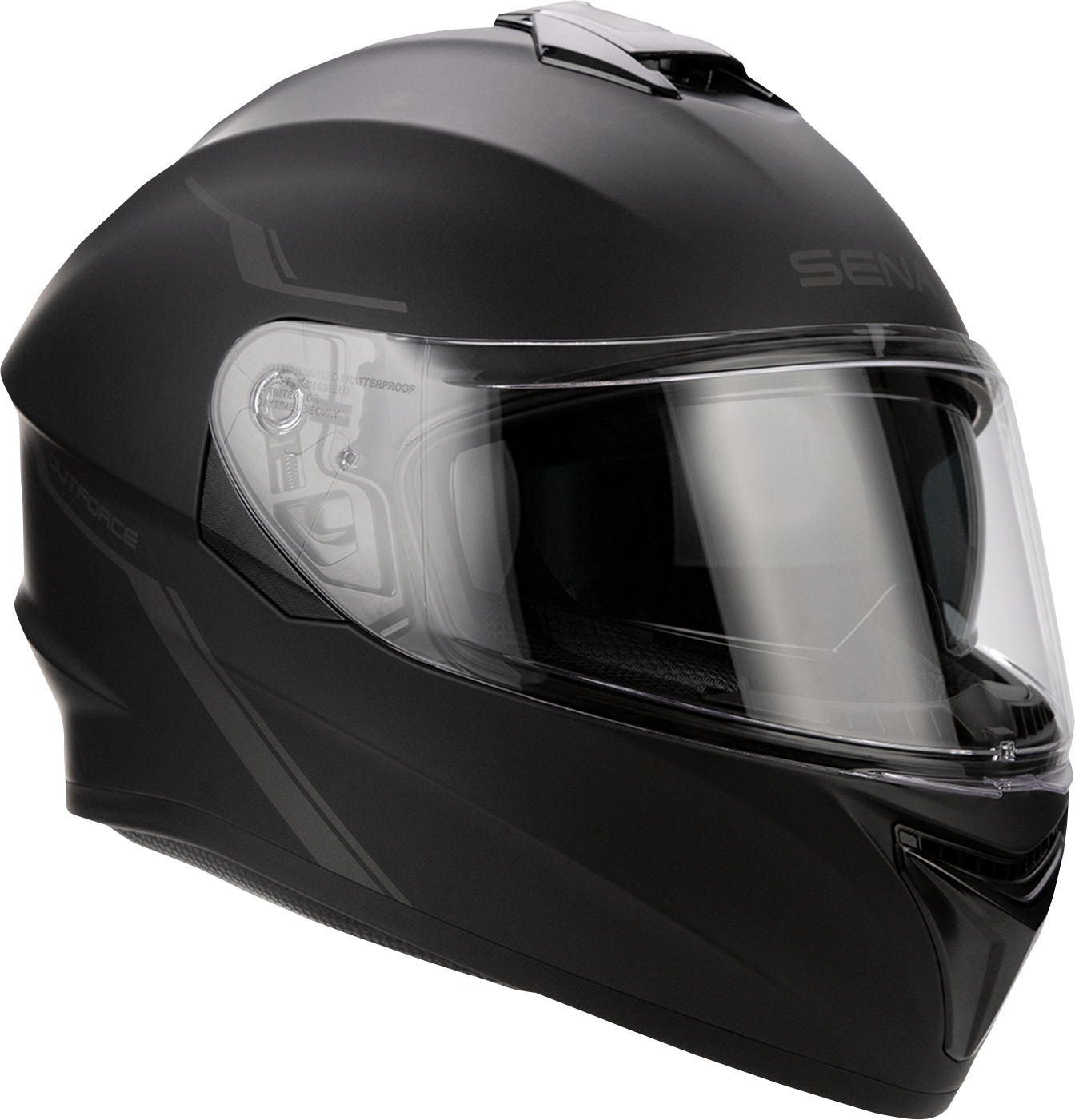 SENA OutForce Helmet - Matte Black - 2XL OUTFORCE-MBXXL