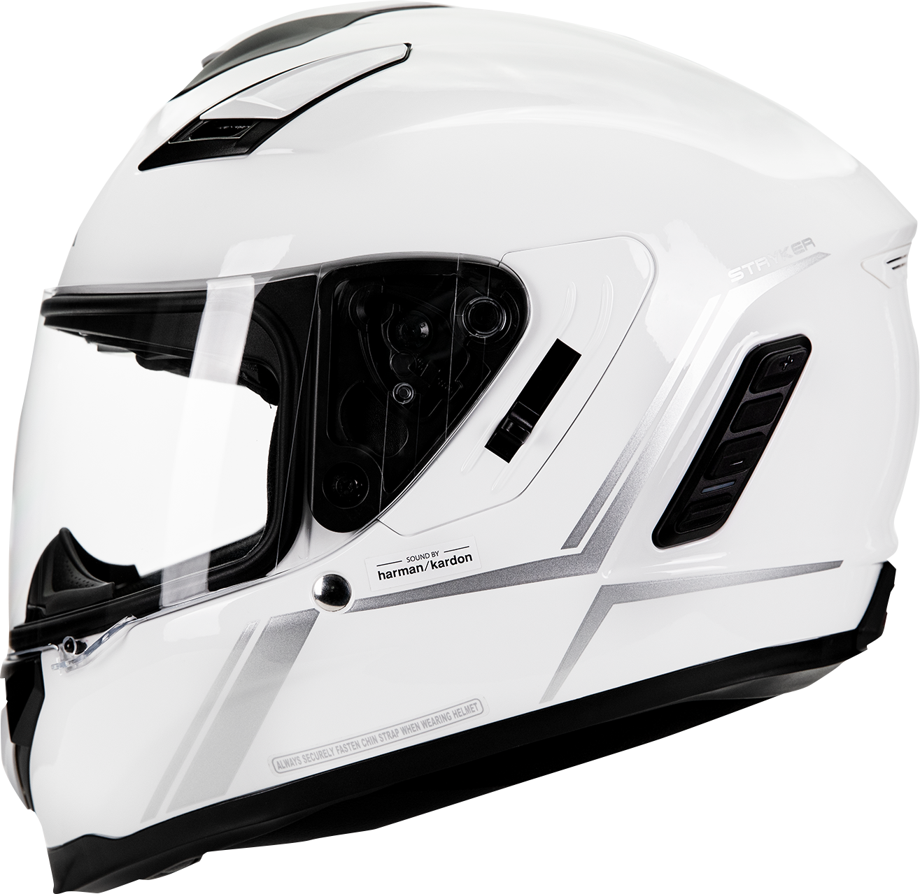 SENA Stryker Helmet - Glossy White - Small STRYKER-GW00S1