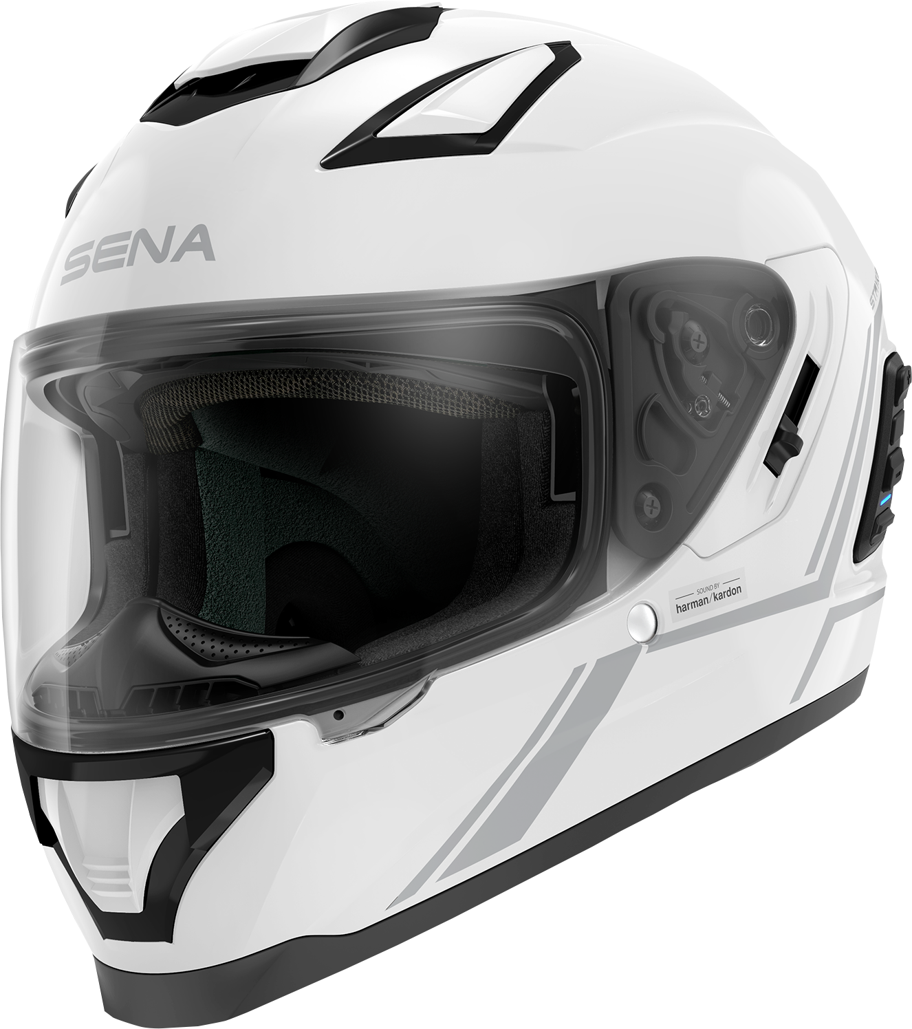 SENA Stryker Helmet - Glossy White - XL STRYKER-GW0XL1