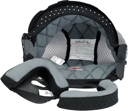 BILTWELL Bonanza Liner - Black/Gray - XL 0001-011-5705