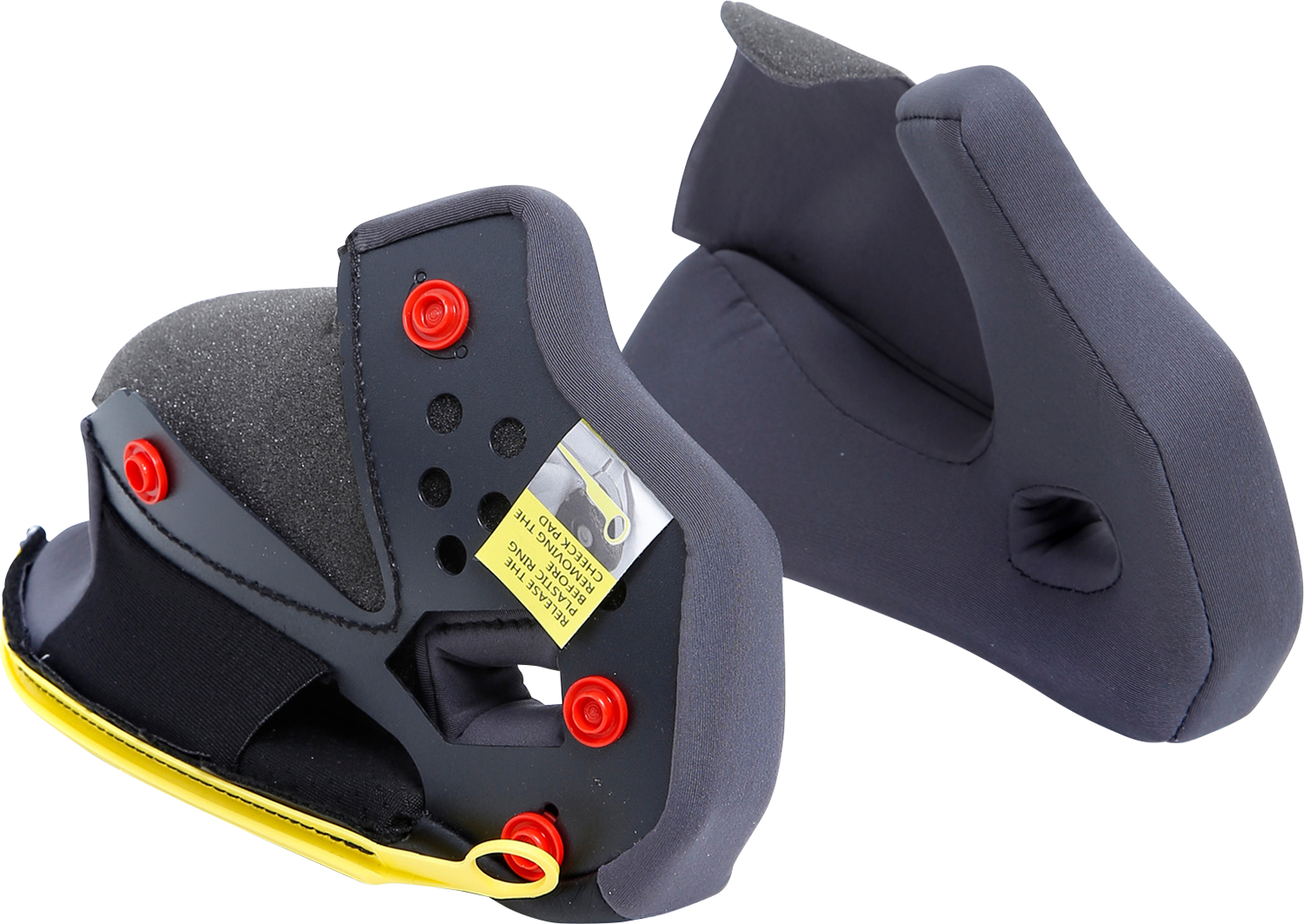 AGV Tourmodular Cheek Pads - Gray/Black - Small 20KIT93030629