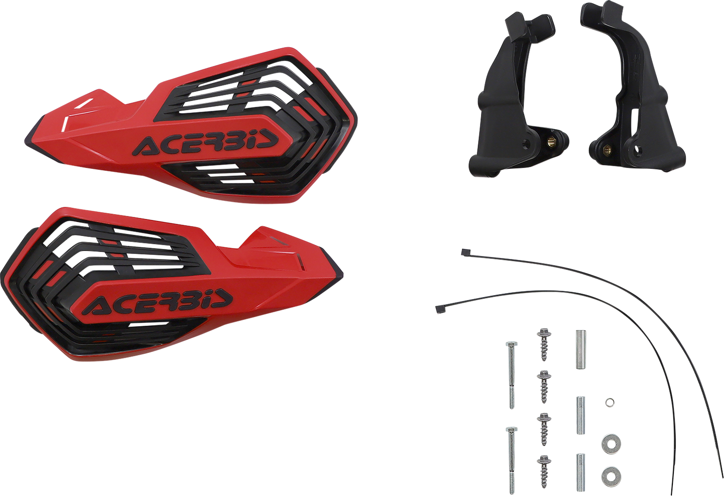 ACERBIS K-Future Handguards - Red/Black 2801971018