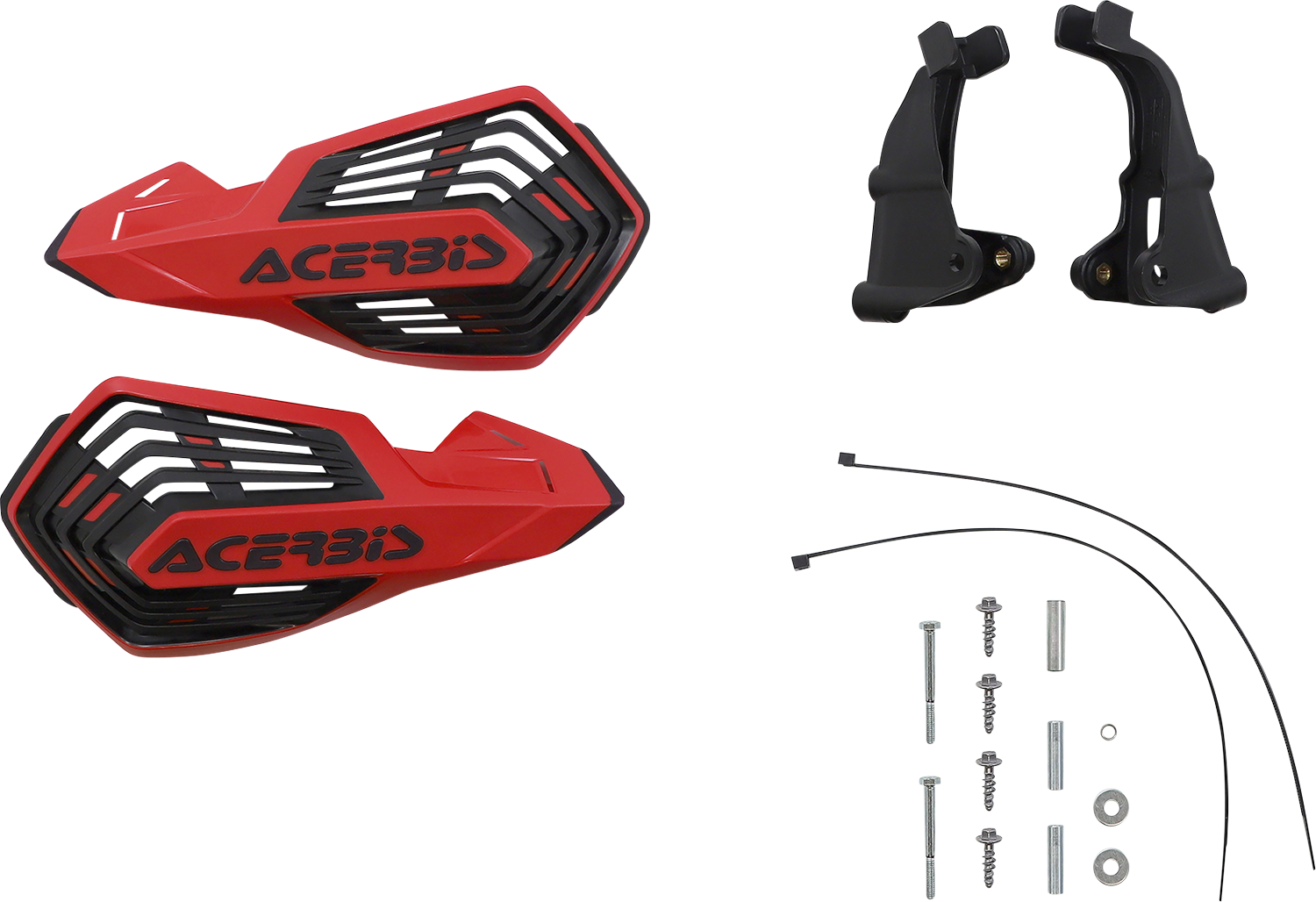 ACERBIS K-Future Handguards - Red/Black 2801971018