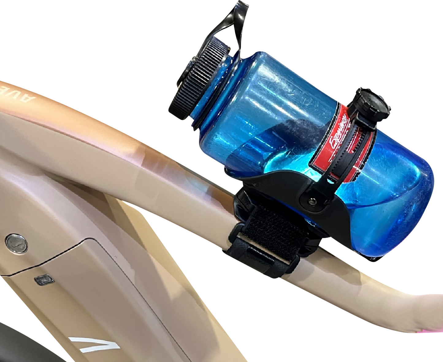 BIKASE Water Bottle Cage - ABC - Adjustable - 3-1/4" Diameter Strap 1022A