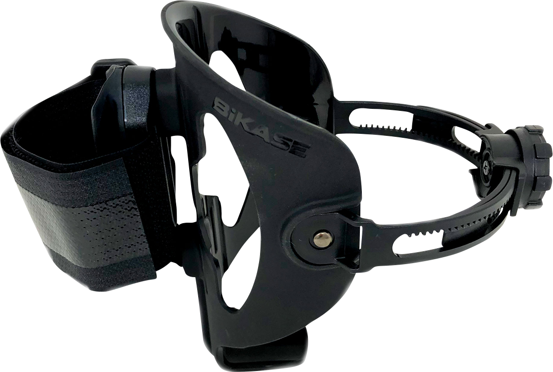 BIKASE Water Bottle Cage - ABC - Adjustable - 3-1/4" Diameter Strap 1022A