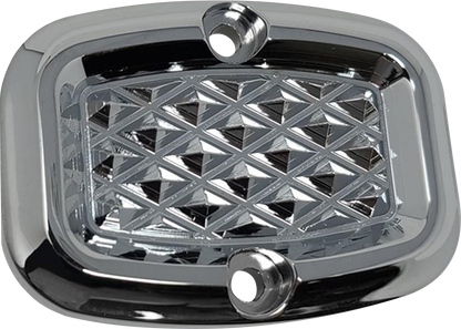 COVINGTONS Rear Master Cylinder Cover - Diamondback - Chrome C3057-C