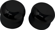 COVINGTONS Axle Covers - Front - Smooth - Black - Pair - '08-'23 C0007-B
