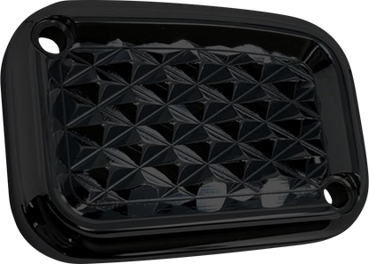 COVINGTONS Master Cylinder Cover - Clutch - Diamondback - Black C3068-B