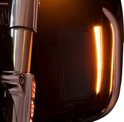 CIRO Lower Fairing Lights - Black 45801