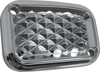 COVINGTONS Master Cylinder Cover - Clutch - Diamondback - Chrome C3078-C