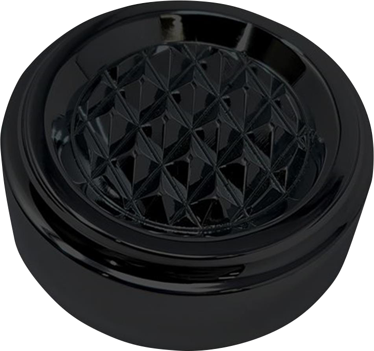 COVINGTONS Dipstick Cover - Diamondback - Black - Dyna/Touring/Trike C3085-B