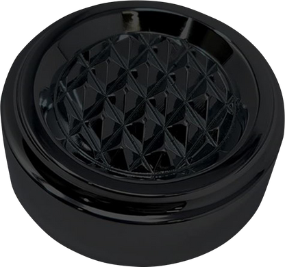 COVINGTONS Dipstick Cover - Diamondback - Black - Dyna/Touring/Trike C3085-B