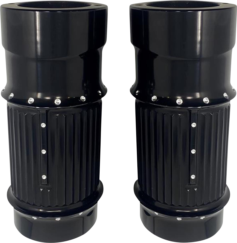 COVINGTONS Fork Leg Bells - Black - Fat - Dimpled C1116-B