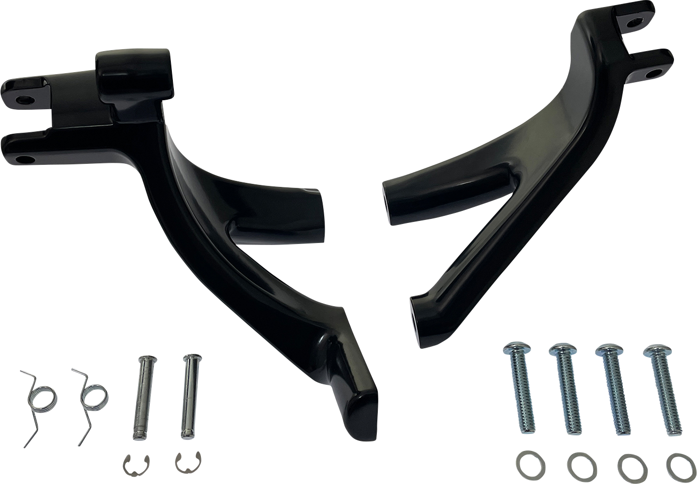 DRAG SPECIALTIES Conversion Mount - Gloss Black - FL D35-0224GB-1