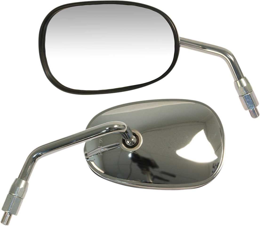 EMGO Mirror - OEM/Replacement - Rectangle - Chrome - Right - Each 20-29711
