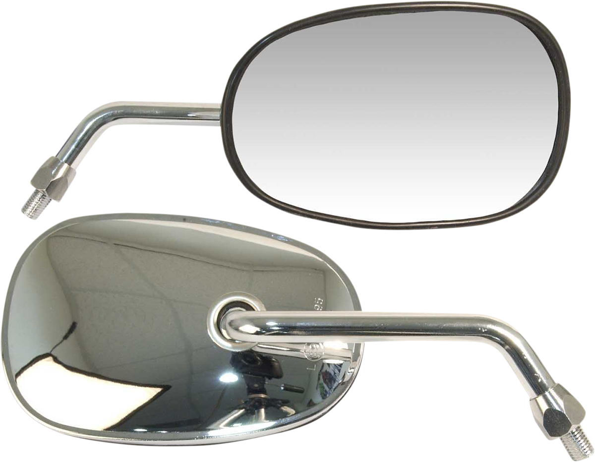 EMGO Mirror - OEM/Replacement - Rectangle - Chrome - Right - Each 20-29721