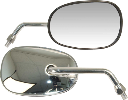 EMGO Mirror - OEM/Replacement - Rectangle - Chrome - Right - Each 20-29721