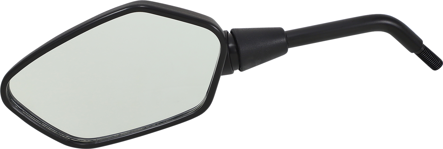EMGO Mirror - OEM - Replacement - Side View - Pentagon - Black - Left - Each 20-30702