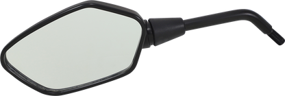 EMGO Mirror - OEM - Replacement - Side View - Pentagon - Black - Left - Each 20-30702