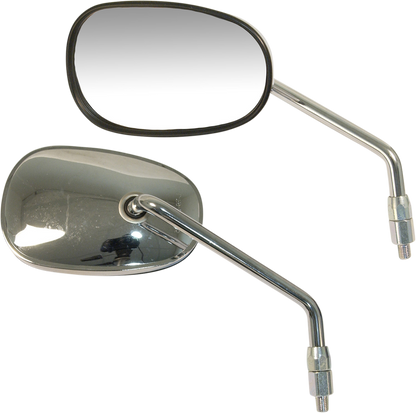 EMGO Mirror - OEM/Replacement - Rectangle - Chrome - Left - Each 20-29702