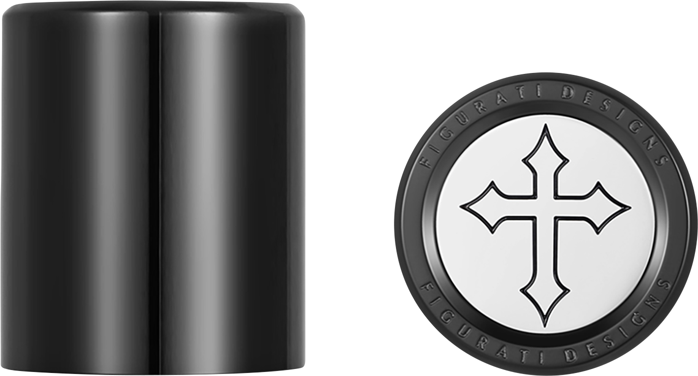 FIGURATI DESIGNS Docking Covers - Short - Cross - Black FD41-DC-2530-BK