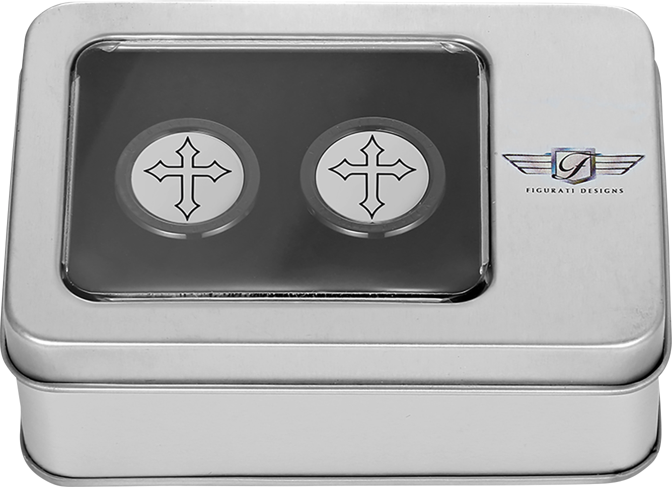 FIGURATI DESIGNS Docking Covers - Short - Cross - Black FD41-DC-2530-BK