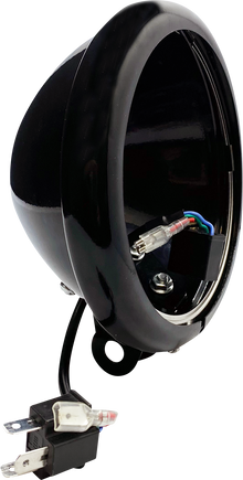 CUSTOM DYNAMICS Headlight Bucket - 5-3/4" - Black CD-18ST-BUCKET