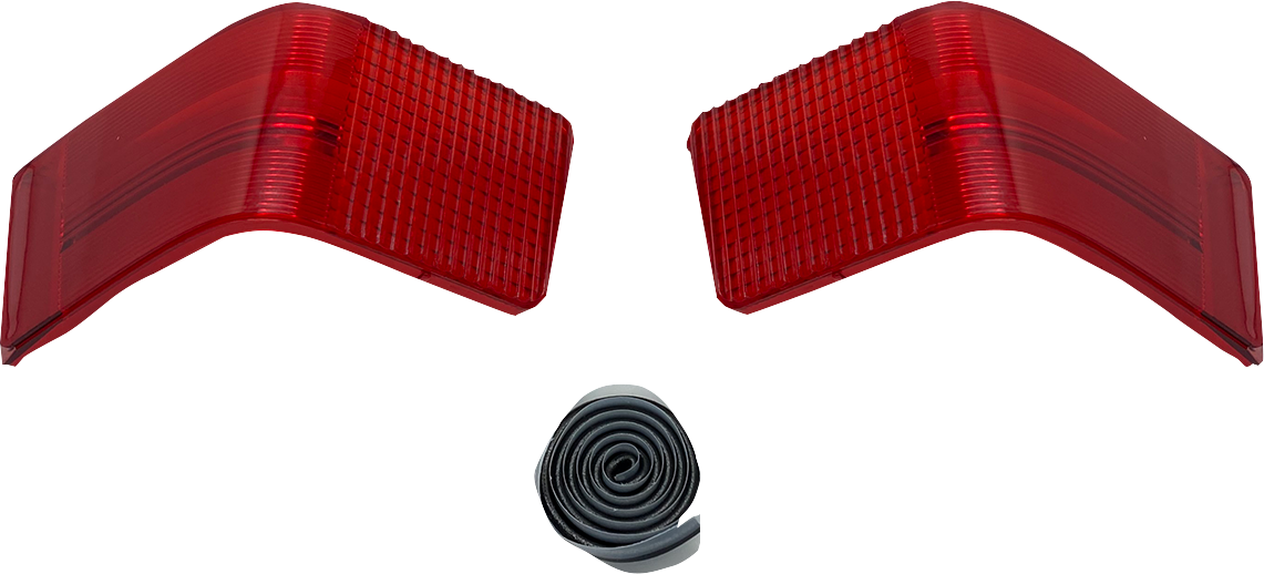 CUSTOM DYNAMICS Taillight Lens - Tour-Pak - Red CD-TP-LENS-R