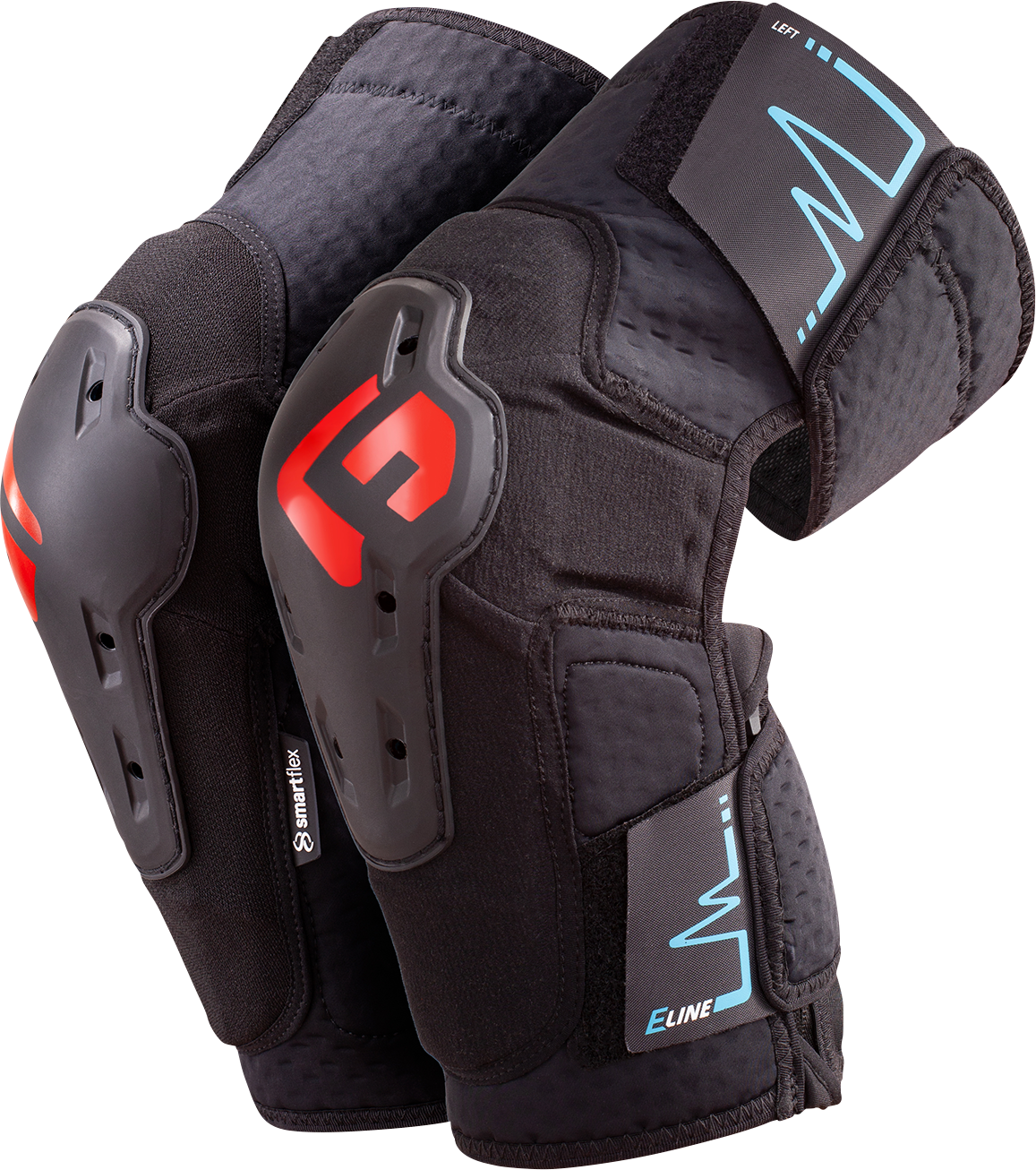 G-FORM E-Line Mountain Bike Knee Guards - Black - Large KP0802015