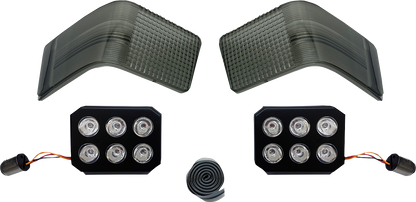 CUSTOM DYNAMICS LED Light - Tour-Pak - Smoke CD-TP-13-S