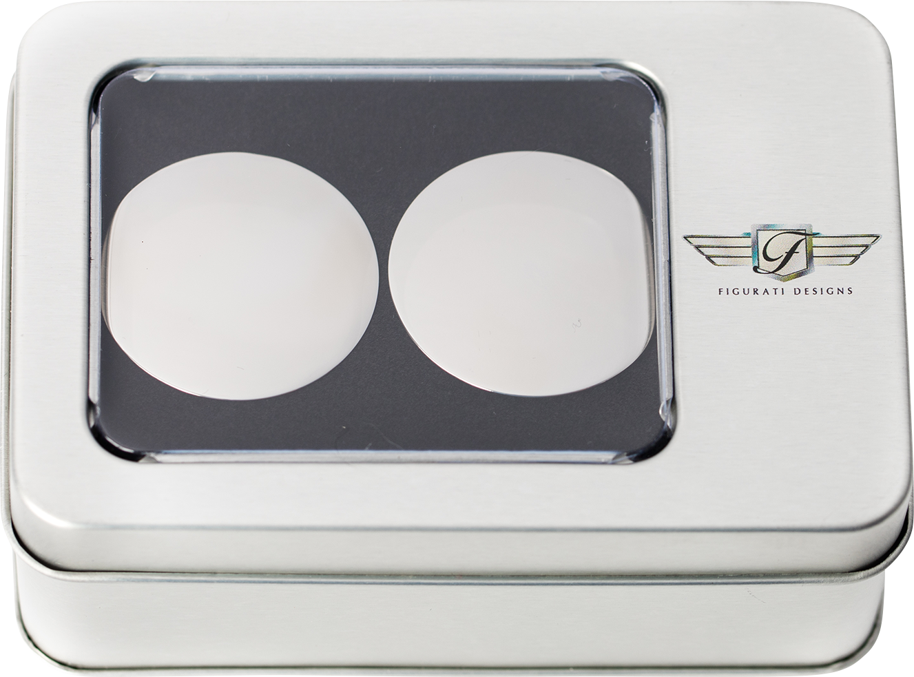FIGURATI DESIGNS Swing Arm Covers - Custom - Silver FD60-SS