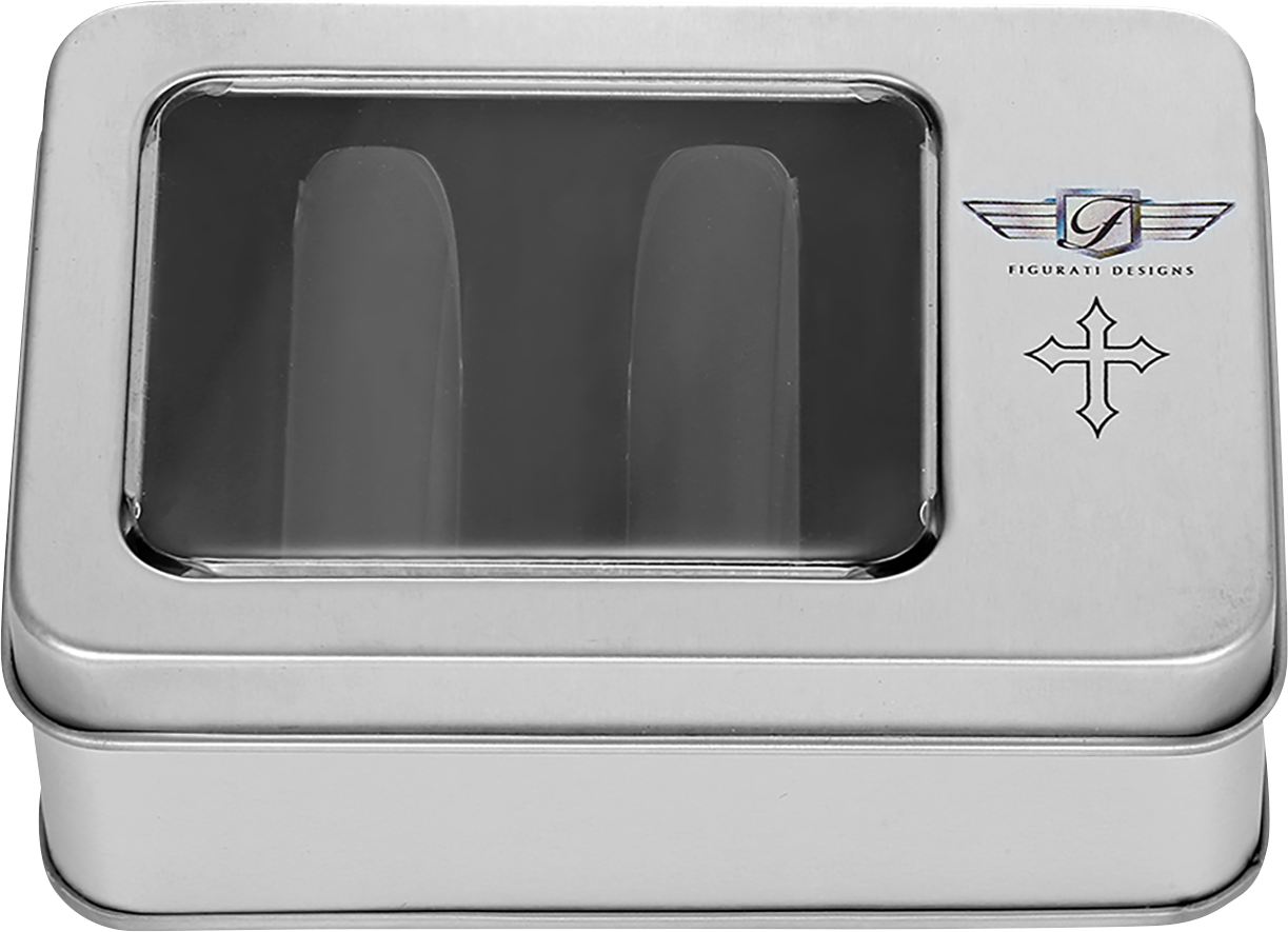 FIGURATI DESIGNS Docking Covers - Cross - Long - Black FD41-DC-2545-BK