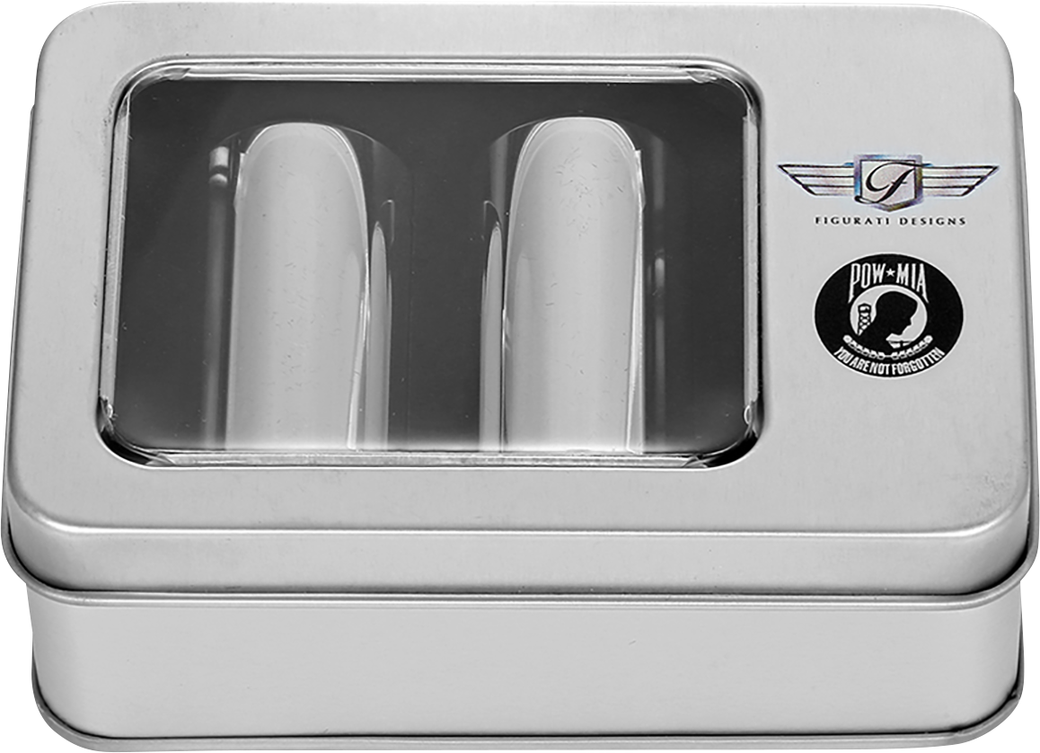 FIGURATI DESIGNS Docking Covers - POW MIA - Long - Silver FD50-DC-2545-SS