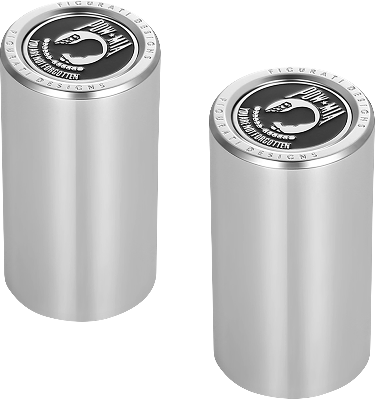 FIGURATI DESIGNS Docking Covers - POW MIA - Long - Silver FD50-DC-2545-SS